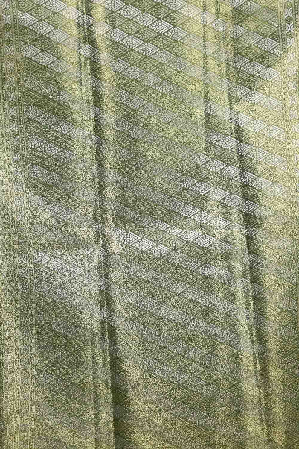 Green Semi Tissue Saree