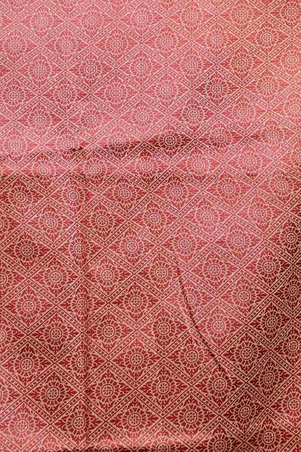 Beige Cotton Silk Saree