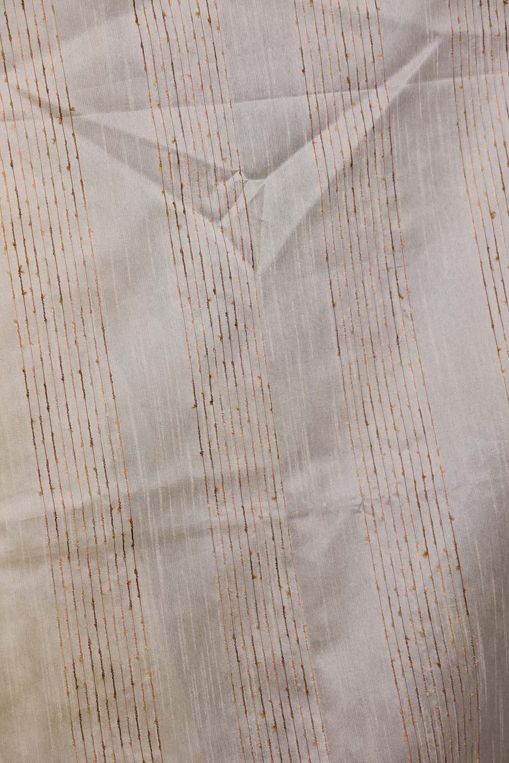 Cream Semi Jute Saree