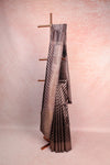 Grey Brown Kancheepuram Silk Saree