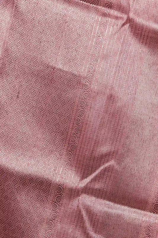 Onion Pink Kancheepuram Silk Saree