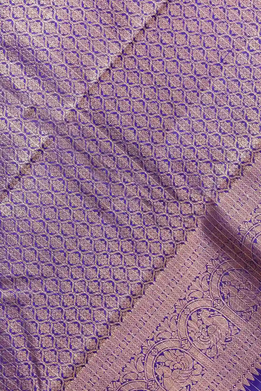 Peacock Green Kancheepuram Silk Saree