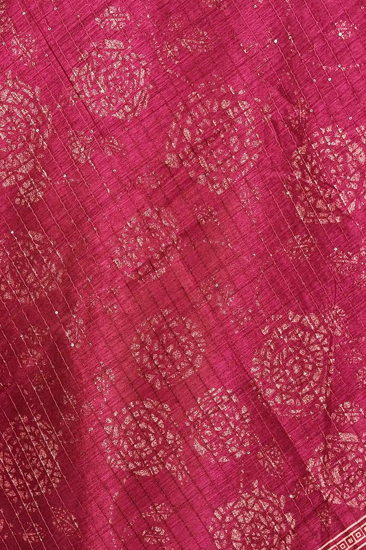 Purple Semi Silk Saree