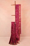 Purple Semi Silk Saree