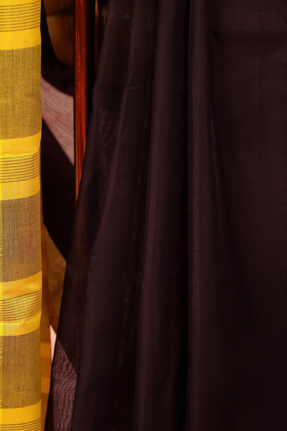 Black Cotton Saree