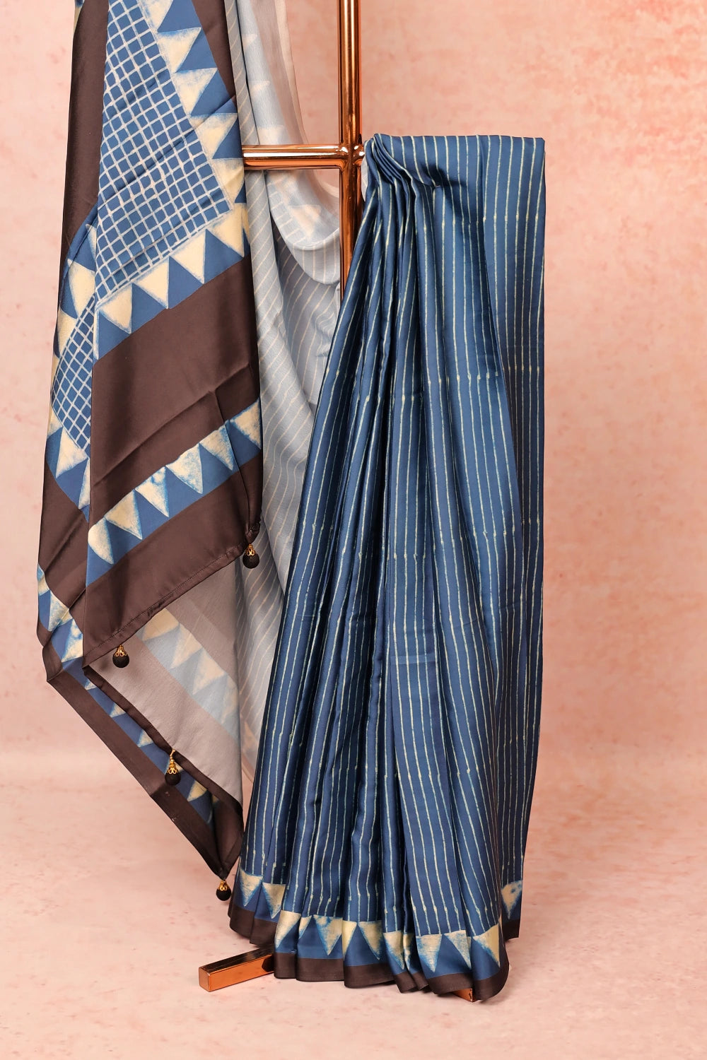 Blue Modal Saree