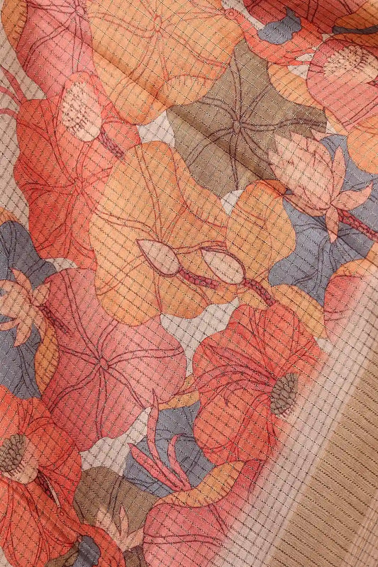 Gold Semi Silk Saree