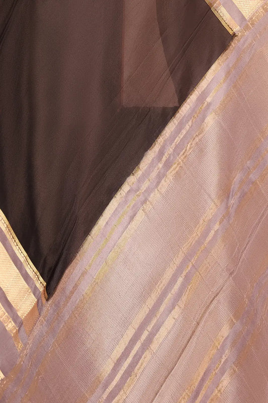Black Semi Silk Saree