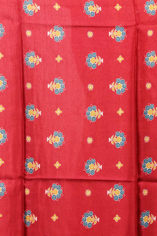 Blue Mascline Printed Unstitched Churidar Material