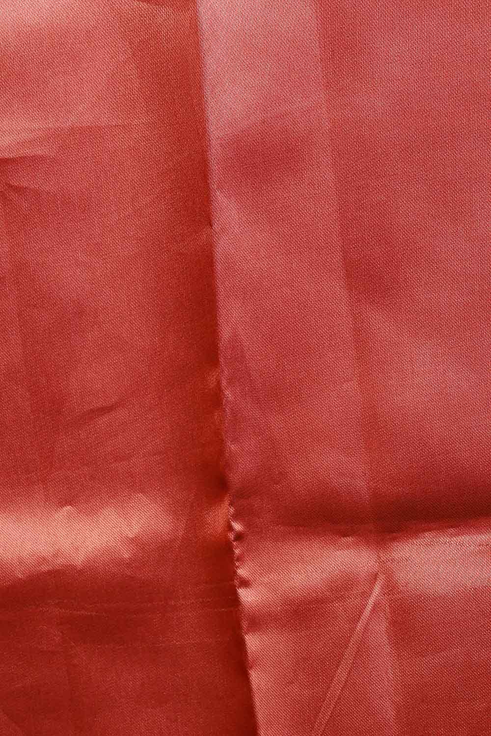 Maroon Semi Tissue Saree