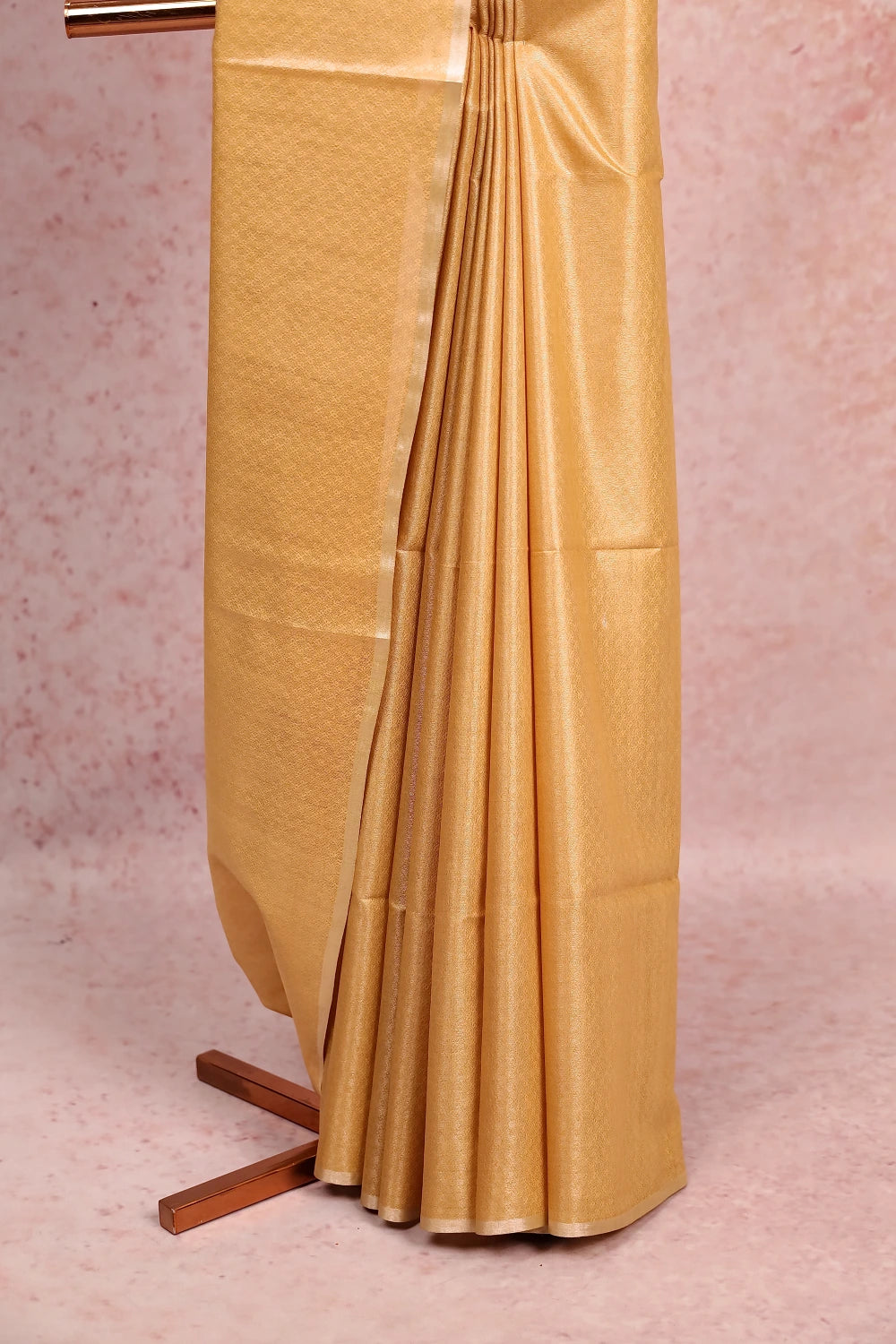 Gold Semi Tissue Saree