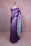 Purple Semi Silk Saree - Seematti