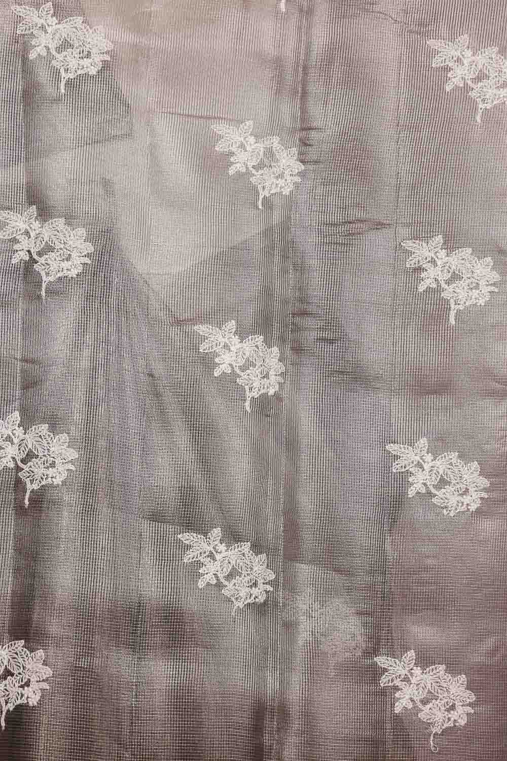 Golden Chikku Semi Tissue Saree