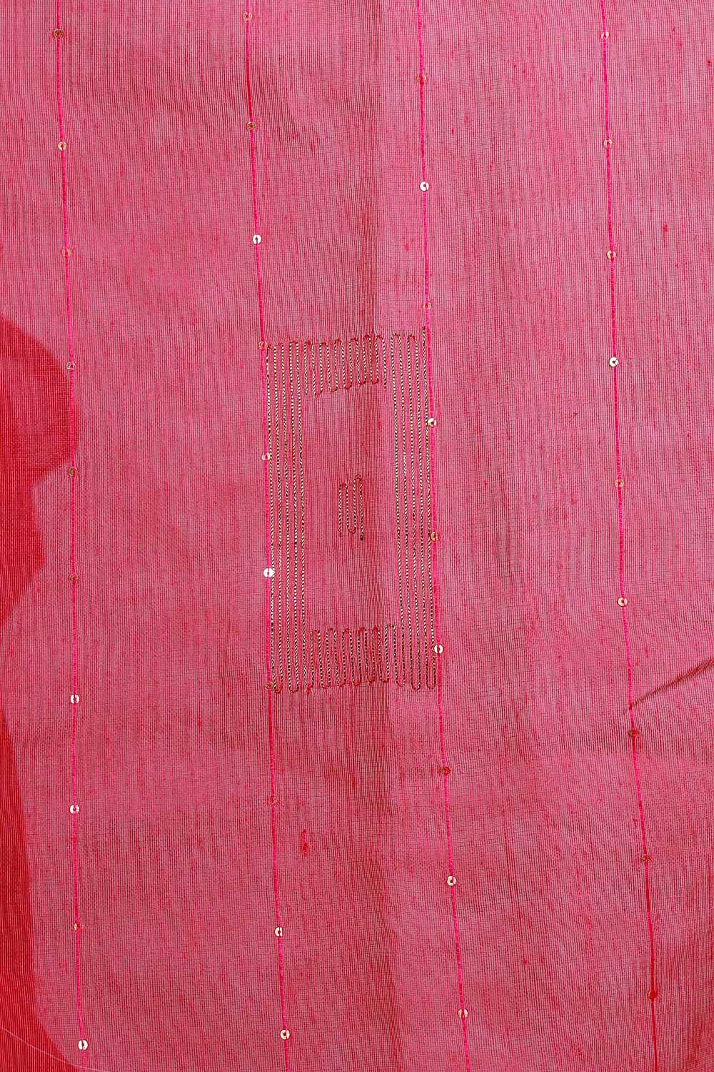 Magenta Semi Linen Saree