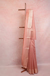 Peach Chanderi Cotton Saree