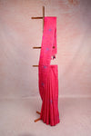 Pinkish Orange Semi Fancy Tussar Saree