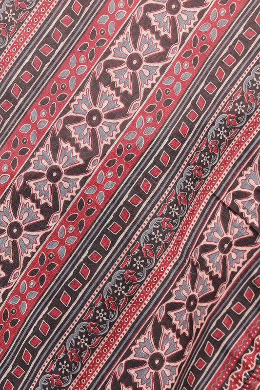 Black Linen Cotton Saree