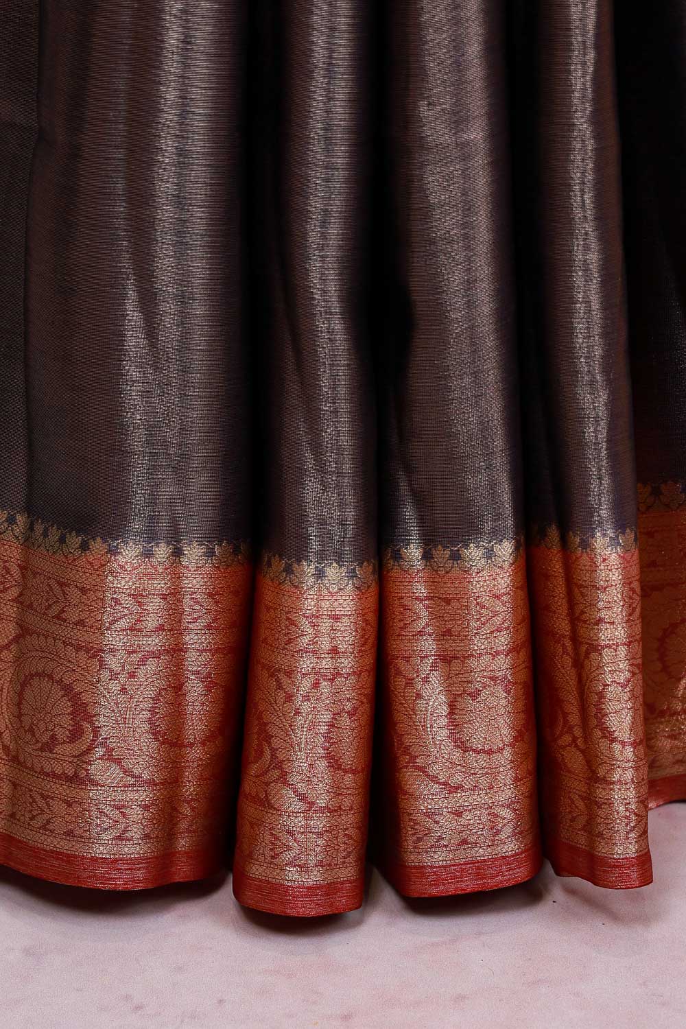 Violet Semi Tissue Saree