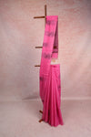 Pink Cotton Silk Saree