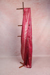 Magenta Pink Jute Banarasi Saree