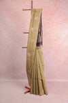 Khaki Cotton Silk Saree
