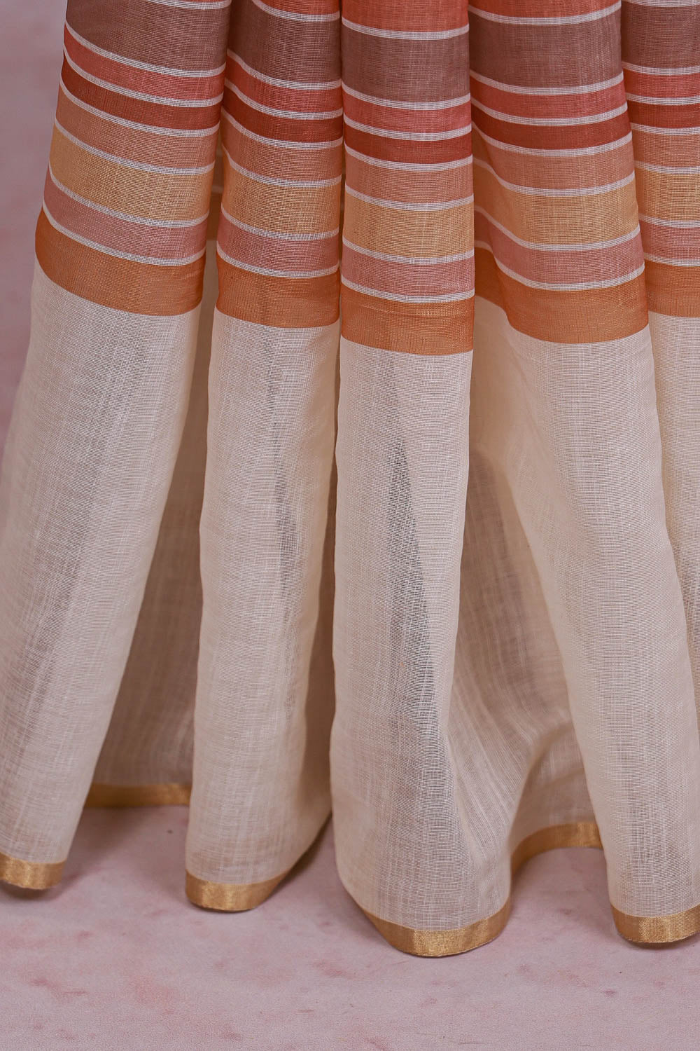 Off White Cotton Saree