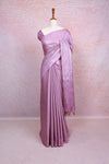Onion Pink Semi Tussar Saree