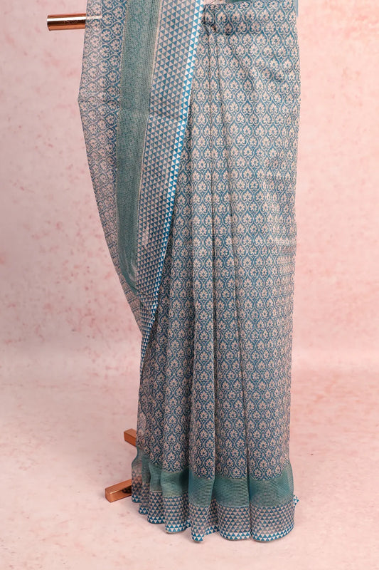 Blue Kota Saree