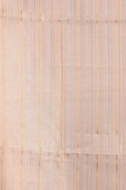 Fawn Semi Silk Saree
