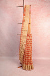 Cream Net Kota Saree