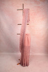 Onion Pink Organza Saree
