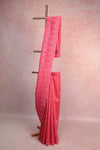 Dark Peach Semi Tussar Saree
