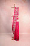 Rani Pink Semi Tussar Saree