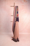 Ivory Cream Semi Chanderi Saree