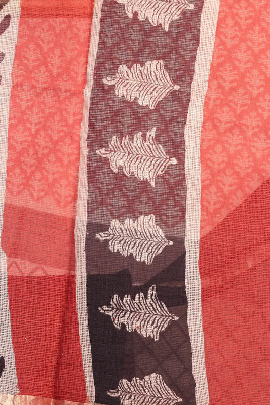 Cream Cotton Kotta Saree