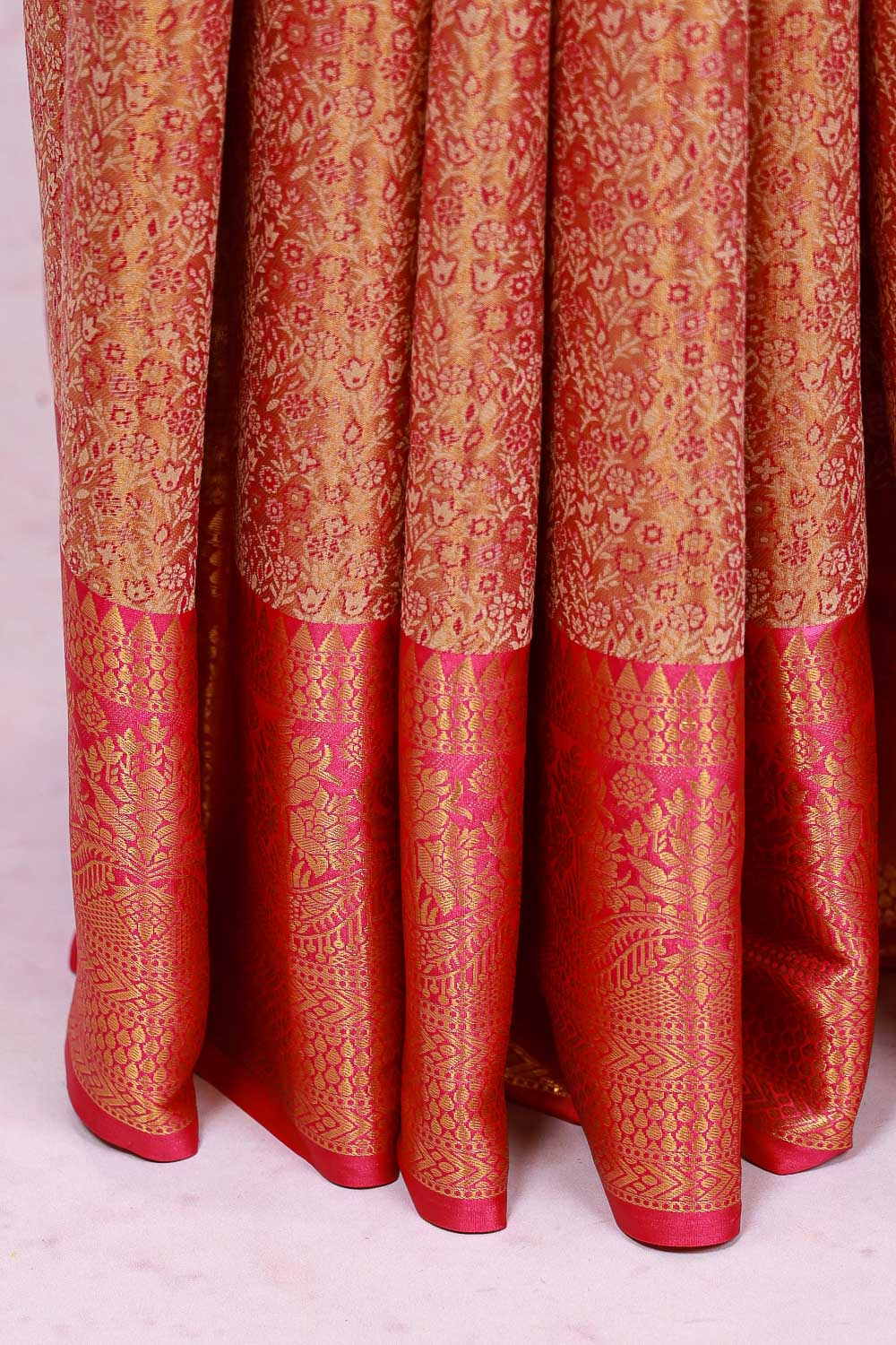 Pink Semi Silk Saree - Seematti