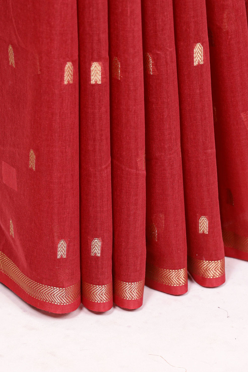 Red Semi Silk Saree