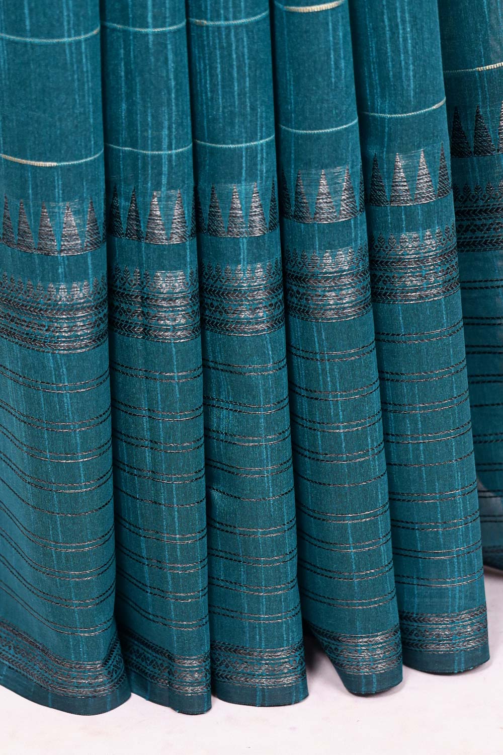 Viridian Semi Tussar Saree