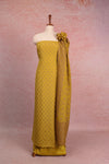 Yellow Georgette Banarasi Design Unstitched Churidhar Material