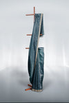 Dark Green Crush Saree