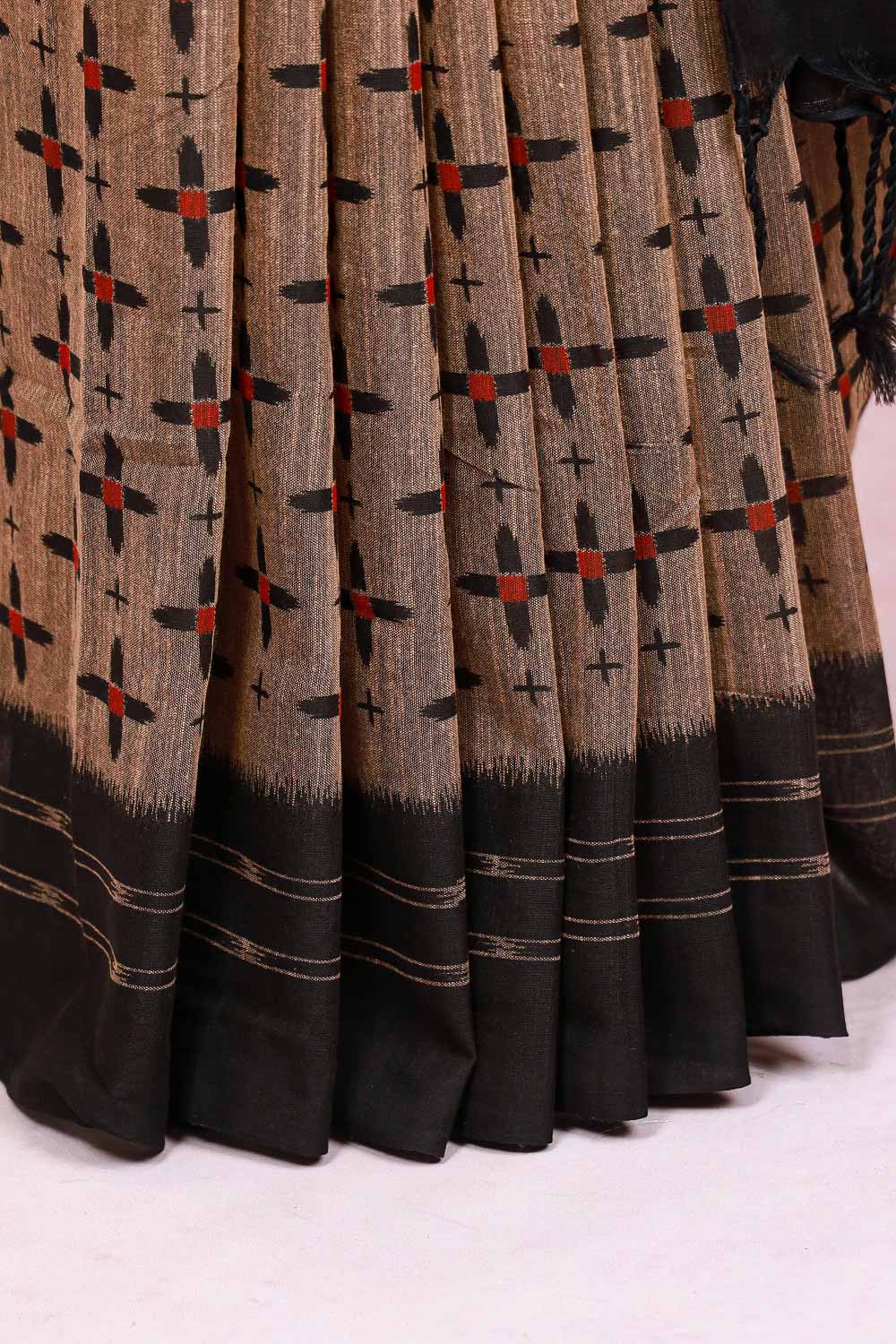 Chikku Color Cotton Saree