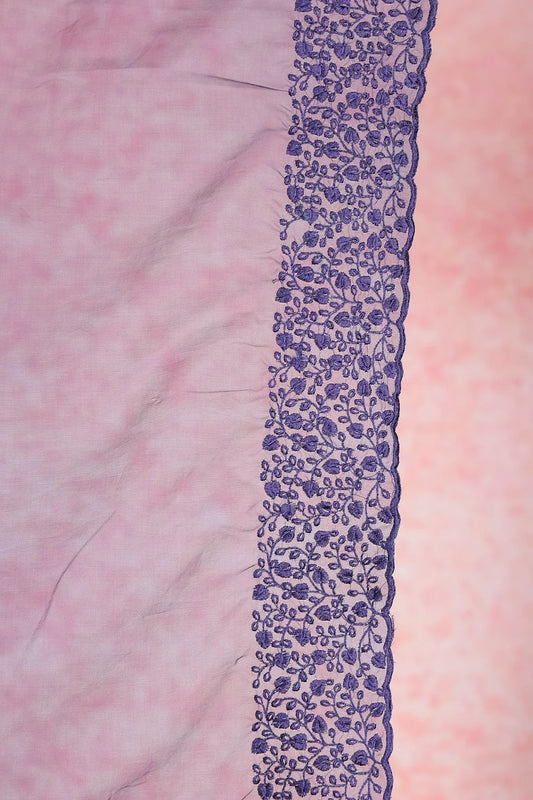 Navy Blue Organza Saree