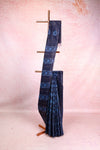 Dark Blue Semi Tussar Saree