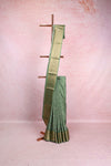 Pista Green Chiffon Saree