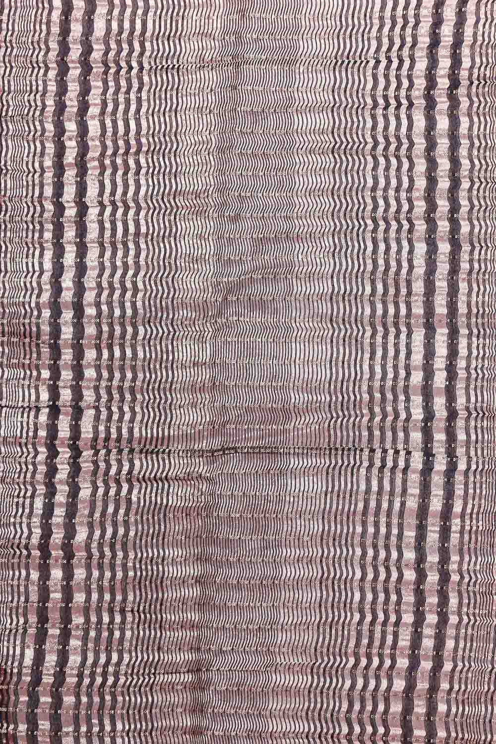 Red Semi Chanderi Saree