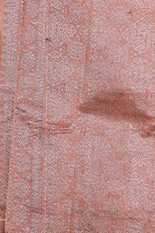 Light Brown Cotton Silk Saree
