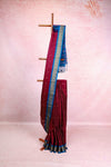 Dark Wine Chettinadu Cotton Saree
