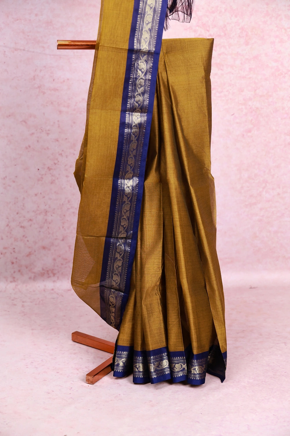 Moss Green Chettinadu Cotton Saree