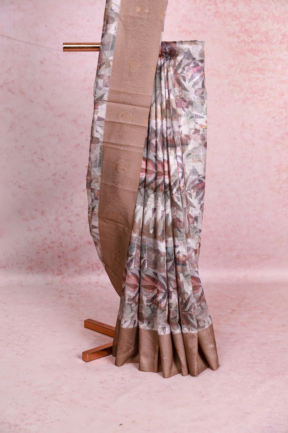 Multi Color Semi Silk Saree