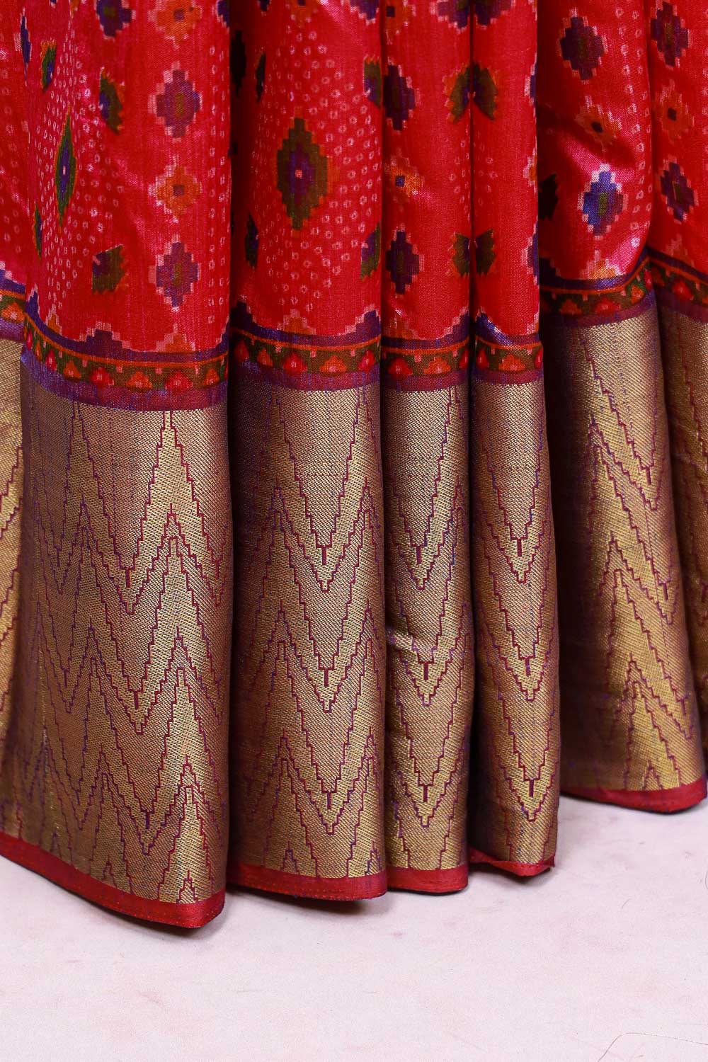 Magenta Semi Silk Saree - Seematti